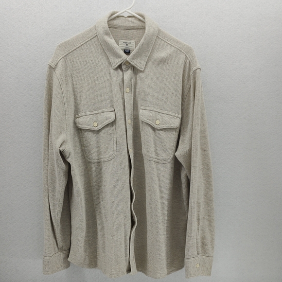 American Eagle Outfitters Other - American Eagle Outfitters Beige Casual Button Down Shirt